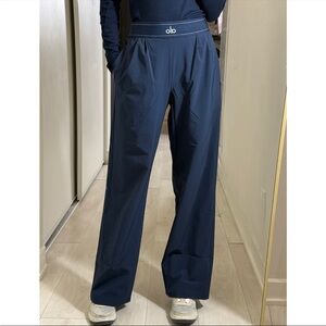 ALO Yoga Navy Wide-Leg Women's Pants